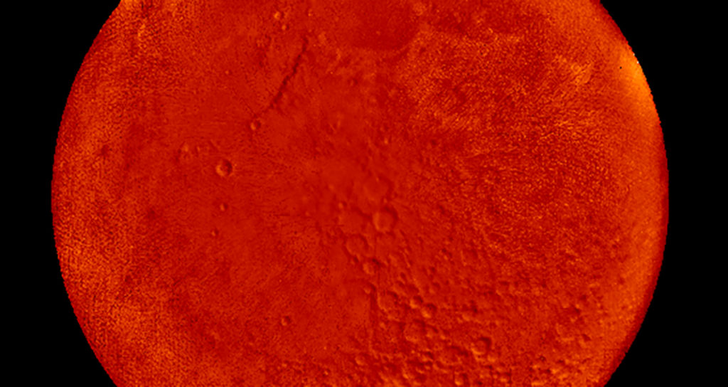 high resolution image of the moon. MUSTANG image