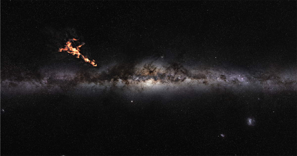 Milky Way’s Defensive Halo Blocks Incoming Gas Cloud