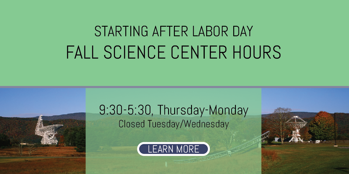 Science Center Fall hours